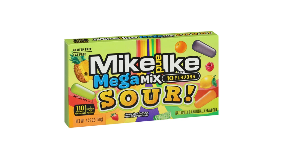 Mike and Ike Sour Mega Mix 4.25oz