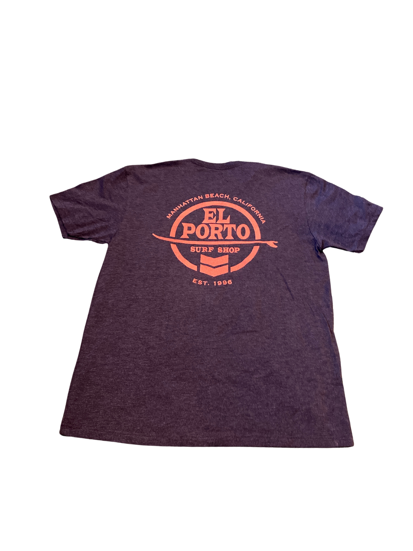 El Porto Circle Logo Short Sleeve Shirt (Orange - Grey)