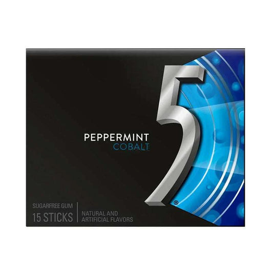 5 Gum Peppermint Cobalt Gum