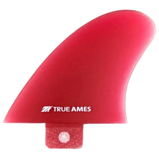 True Ames 2.5" Trailer Centre Fin FCS Single Tab Regular (Red)