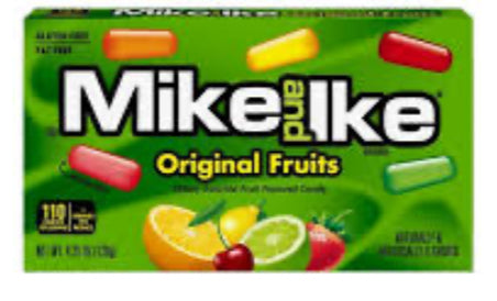 Mike and Ike original fruits 4.25oz