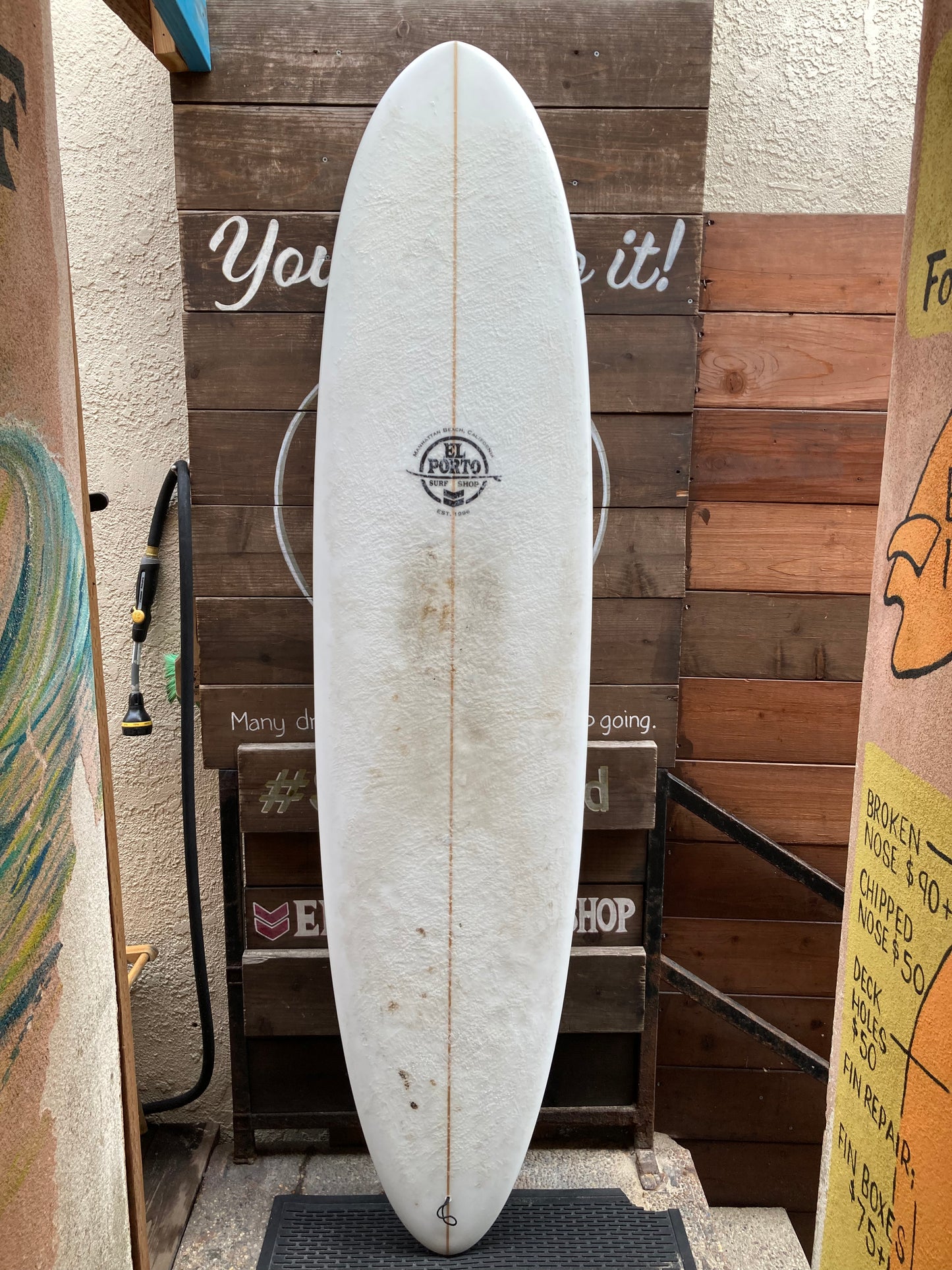RENT: 7'2 Longboard Single Fin El Porto Surfboards