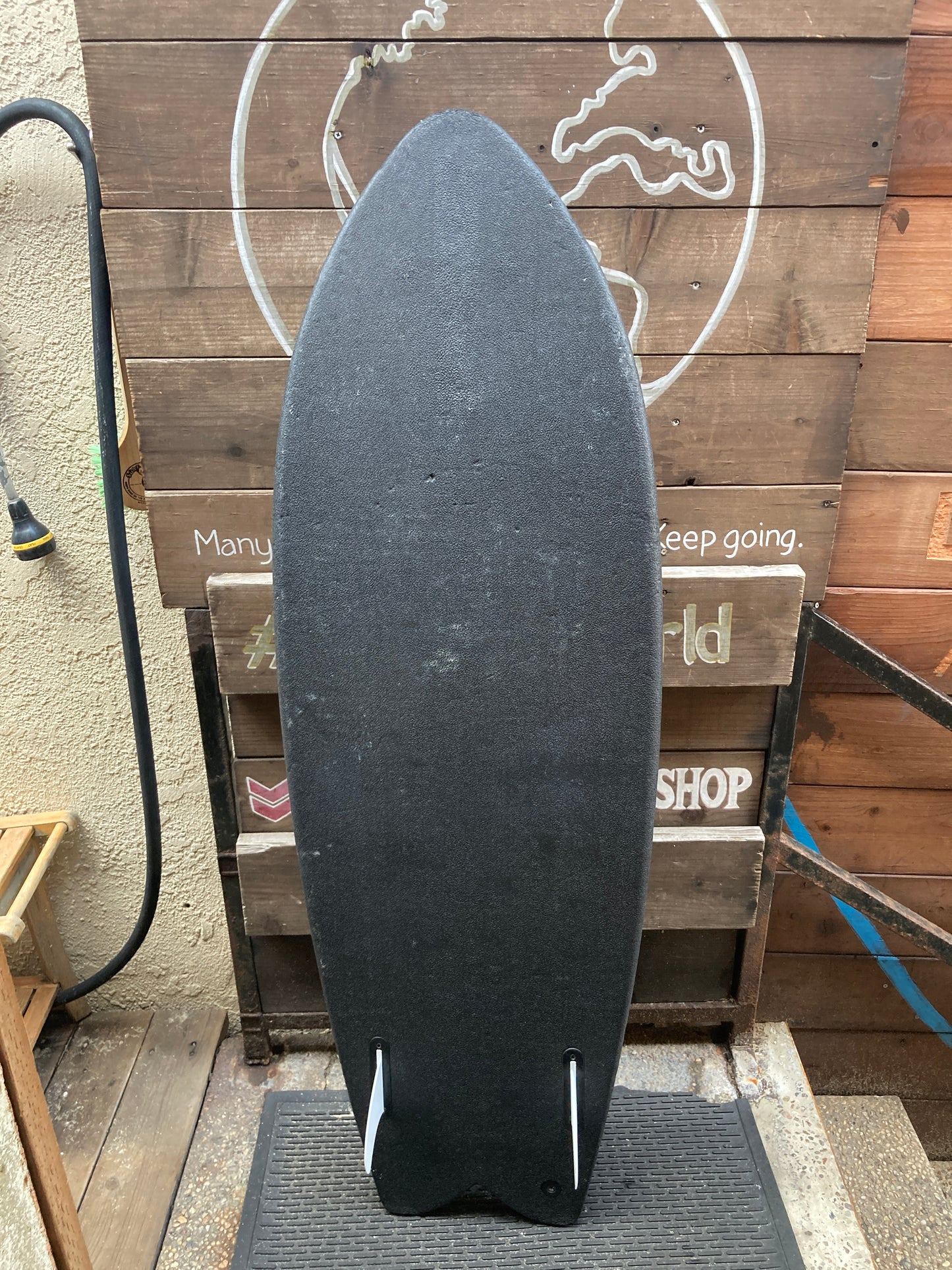 USED Green Foamie Surfboard