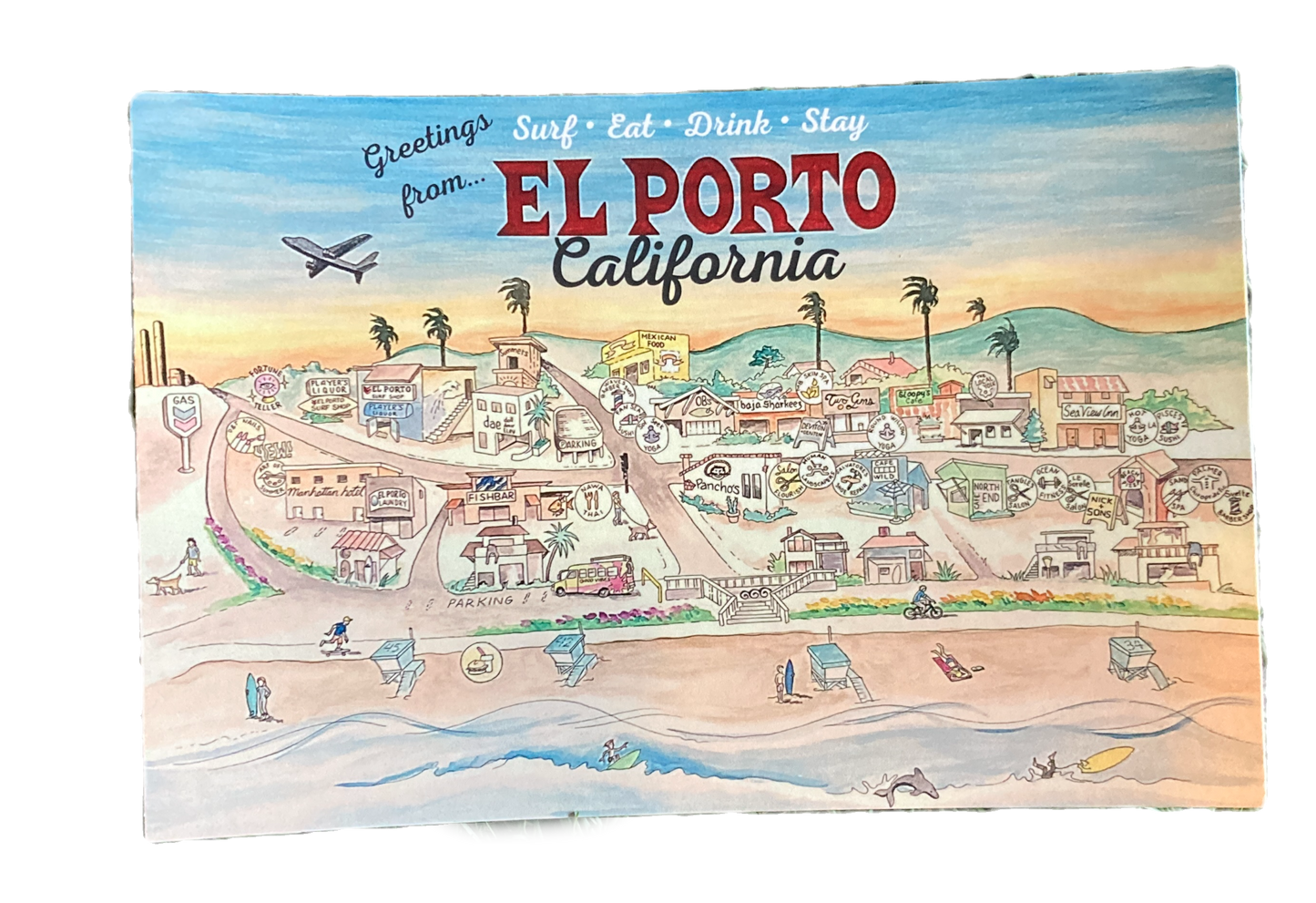 El Porto Postcard