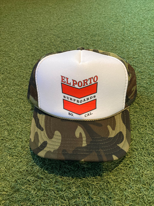 El Porto Trucker Snapback Camo Hat