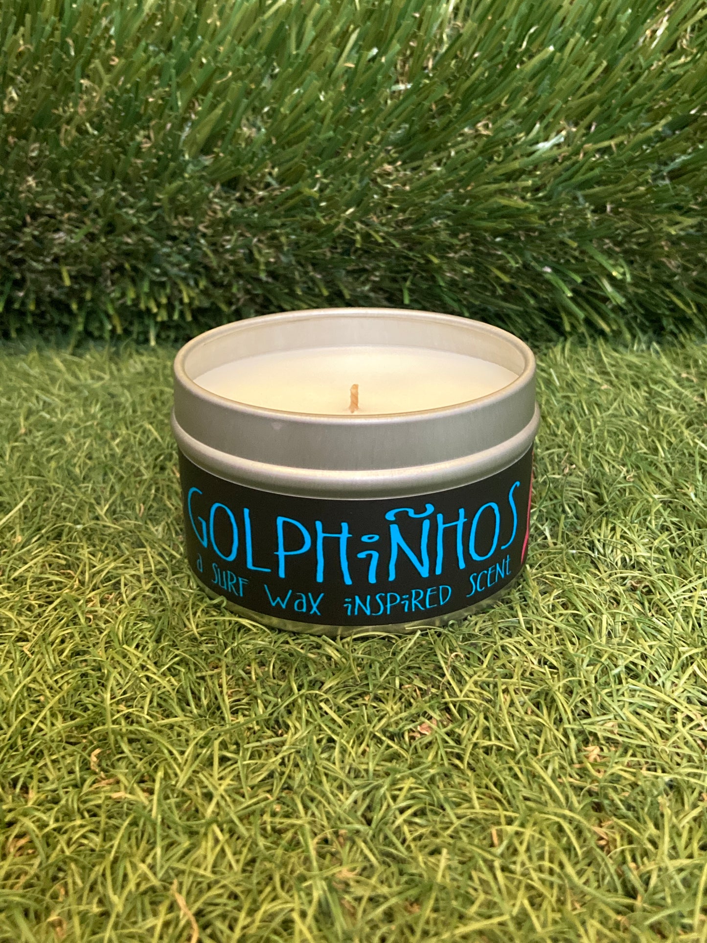 6oz Golphinhos Surf Wax Scented Candle