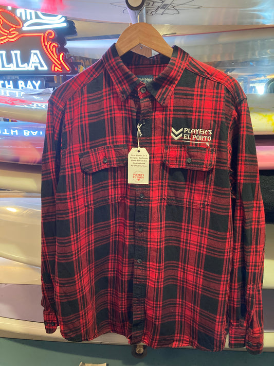 Zero Waste, 1/1 Designer Flannel Red/Black