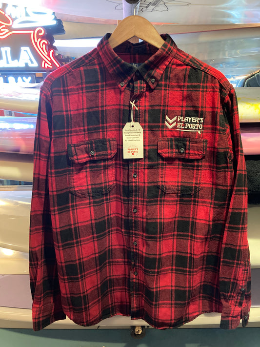 Zero Waste, 1/1 Designer Flannel Red/Black