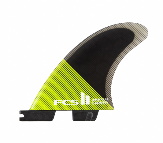 FCS II Carver PC Medium Acid/Black Quad Rear Fins