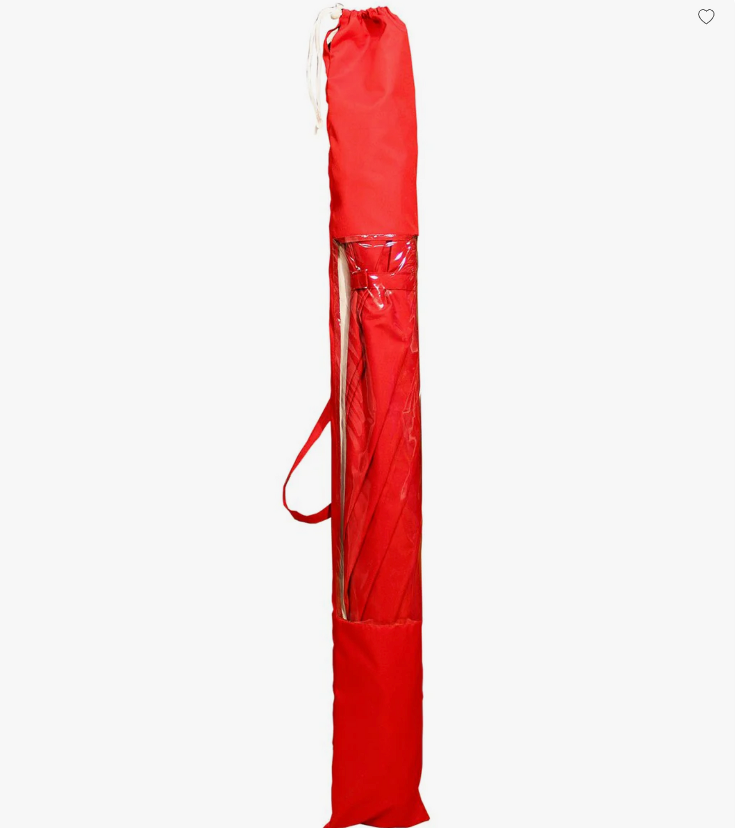 Beach Umbrella With Tilt (Red)