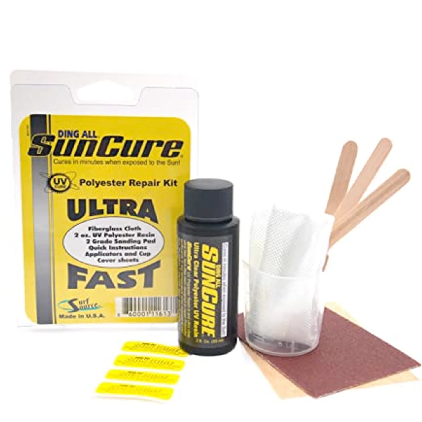 Sun Cure Ultra Fast Polyester Repair Kit