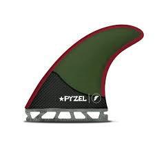 Futures Pyzel Medium HC Thruster - Green/Red