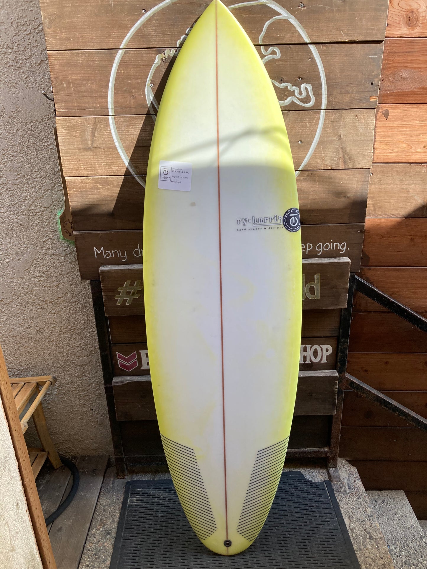 Earth Tech Ryan Harris 5'9 Surfboard