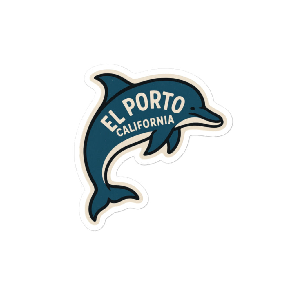El Porto Dolphin sticker