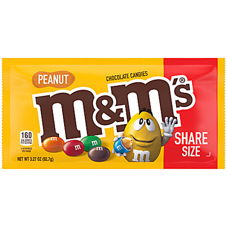 M&M's peanut share size