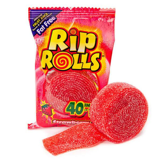 Rip Rolls Sour Strawberry Fresa