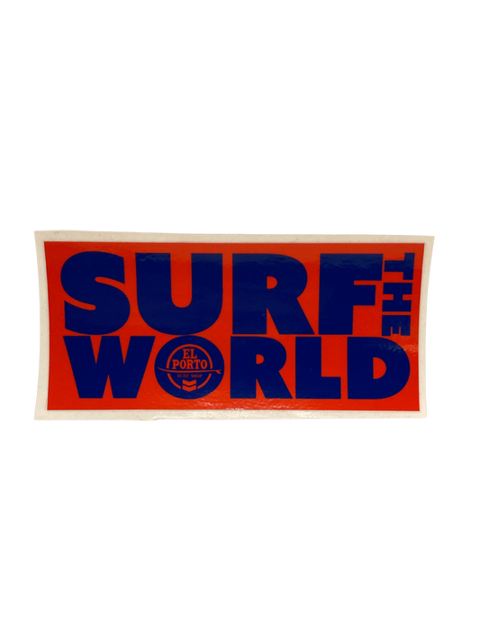 Surf The World Sticker