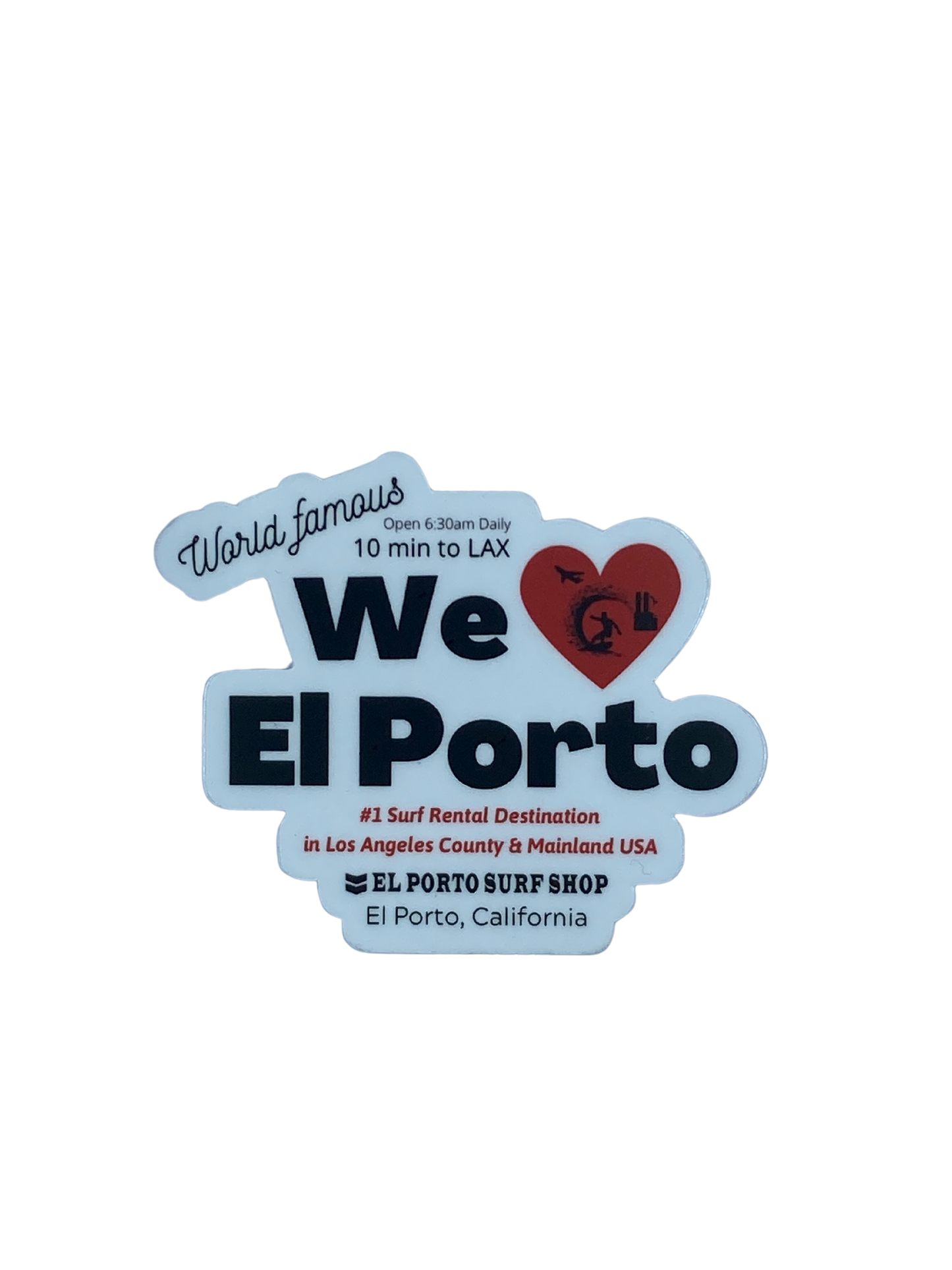 "We Love Porto" Sticker