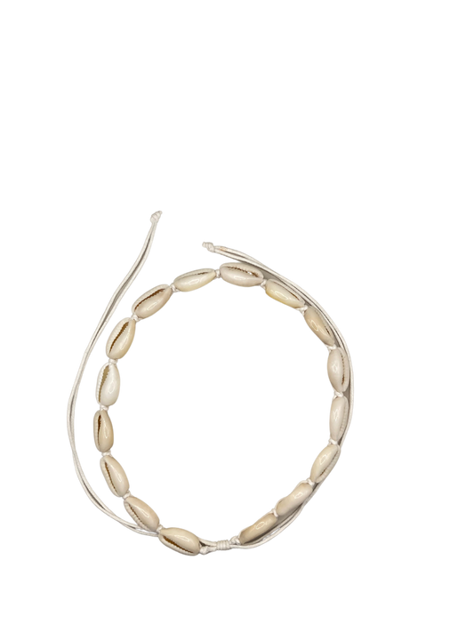 Puka Shell Bracelet (White)