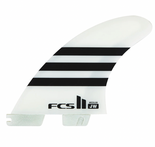 FCS II JW PC Large Black/White Tri Fins