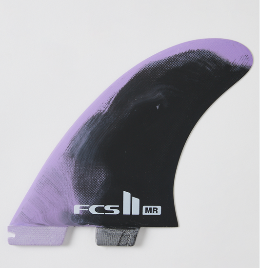 FCS II MR PC X-Large Lavender/Black Thruster Fins